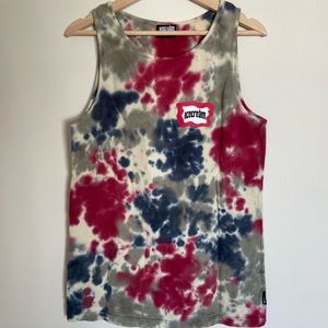Ice cream tie dye tank